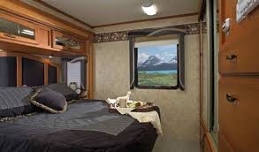Stock rv decor is almost always drab. 2010 Jayco Seneca Class C Motorhome Roaming Times
