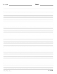 Get this lined handwriting paper which is ideal for younger students in 1st grade or 2nd grade. Paper Handwriting Therapy Resources Tools To Grow Inc