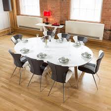 Visit our virtual showroom and check out our inventory of round to the 4 to 12 person tables in this category will feature a round shape when used without extensions and open to a larger oval shape when expanded. Pin On Living Dining Et Voila