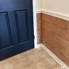 Chair rails, wally and floora say chair rail moulding adds an elegant and finished touch to any space. Shiplap Under Chair Rail Chair Rail Home Wall Colour Shiplap