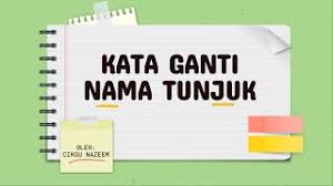Cikgu dieya 2 months ago. Kata Ganti Nama Tunjuk Contoh Kuiz Youtube