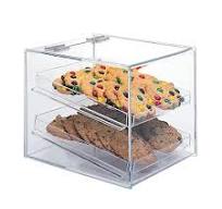 Clear Acrylic Cookie Display Case Acrylic Candy or Bread Display Case