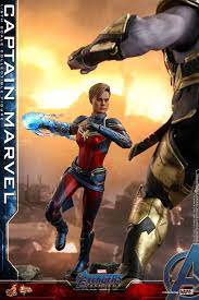 短髮造型終於登場 hot toys mms575 復仇者聯盟 終局之戰 驚奇隊長captain marvel 1 6 比例人偶戰損版的 奈米手套 配件也附上啦 玩具人toy people news hot toys captain marvel marvel