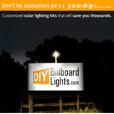 Custom Diy Billboard Lights Solar Powered Outdoor Lighting Custom Diy Led Sign Lighting Kits For Busniness Owners