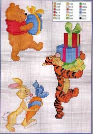 Winnie L Ourson Tigrou Coco Lapin Punto De Cruz Punto De Cruz Disney Graficos Punto De Cruz
