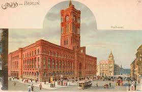 Berlin Ansicht Rotes Rathaus Postkarte Um 1900 Rotes Rathaus Berlin Rathaus Rotes Rathaus