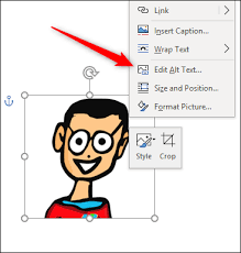 How To Add Alternative Text To An Object In Microsoft Word