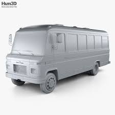 3d Model Of Mercedes Benz O 309 1979 Mercedes Benz Benz Mercedes