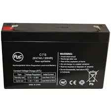 Emergency Lighting Exit Signs Replacement Batteries Ajc Lithonia Elbll Be 1 6v 7ah Emergency Light Battery B1730710 Globalindustrial Com