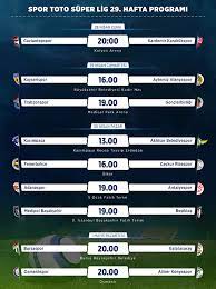 2020/2021 sezonu için tarihlerin, başlama saatlerinin ve süper lig takviminin de yer aldığı süper lig fikstürleri, canlı skorları & sonuçları. Super Lig De 29 Hafta Programi