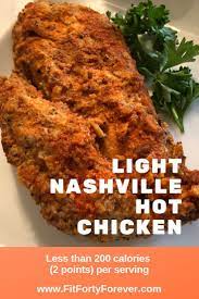Light Nashville Hot Chicken Fit Forty Forever Recipe Nashville Hot Chicken Nashville Hot Chicken Recipe Hot Chicken