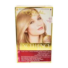 L'oreal paris excellence creme permanent hair color, 01 extra light ash blonde, 100 percent gray coverage hair dye, pack of 1 4.5 out of 5 stars 10,723 $8.54 $ 8. L Oreal Paris Excellence Cream Hair Dye 9 1 Very Light Ash Blonde Upc 3600520887593 Aswaq Com