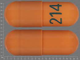 214 Pill Images Orange Capsule Shape