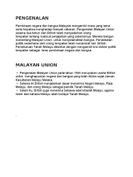 Learn vocabulary, terms, and more with flashcards, games, and other study tools. Nota Malayan Union
