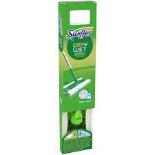 Le balai spray wetjet de swiffer est fait pour vous ! Swiffer Sweeper Dry Wet All Purpose Floor Mopping And Cleaning Starter Kit Shop Brooms Dust Mops At H E B