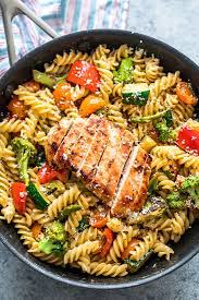 Easy Chicken Pasta Primavera Recipe Easy Chicken Pasta Pasta Primavera Recipe Easy Chicken Dinner Recipes