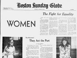 Ellen Goodman on when women took over the Globes front page — and the  newsroom - The Boston Globe