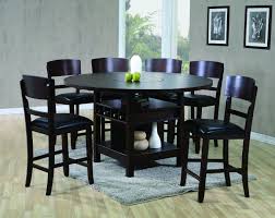 Crown Mark Conner 2849 Counter Height Table And 6 Chairs Is The Amazing Dining Set For Dining R Round Dining Table Sets Dining Room Sets Espresso Dining Tables