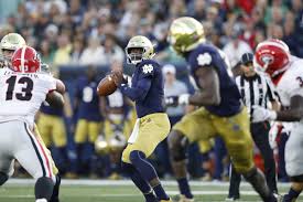 notre dame football depth chart for boston college one