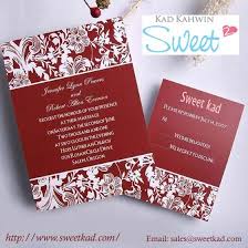 Bilakah waktu sesuai tempah kad kahwin ? Wedding Invitation Cards Kad Kahwin Murah Sweet Kad Http Www Sweetkad Com Wedding Card Design Wedding Cards Thank You Cards