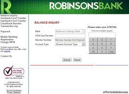 Robinsons bank credit card application review. Robinsons Bank Atm Card Balance Inquiry Online Banking 17479