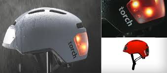 Torch T2 Bike Helmet With Integrated Lights