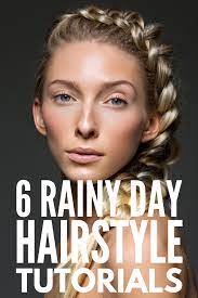 Frizzy Hair Don T Care 6 Rainy Day Hairstyles We Love Rainy Day Hairstyles Short Hair Styles Long Hair Styles