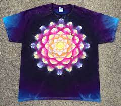 Maybe you would like to learn more about one of these? Tie Dye Shirt Tiedye Shirt Flower Tie Dye Mandala Star Burst Lotus Blossom Size Xl Mandala Tie Dye Tie Dye Shirt With Bling Tie Dye Shirts Dye Tie Dye Shirt