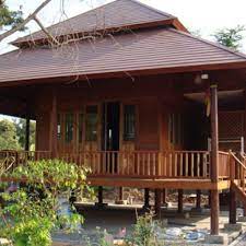 Desain Rumah Kayu Asri Home Garden Design House Design House Exterior