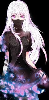 59 Ideas Hair White Purple Girl With Purple Hair Anime Green Hair Violet Eyes