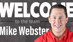 Welcome to the Team Mike Webster!