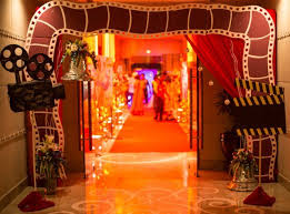 The entrance can serve as a great hook to keep your guests engaged for the lights, camera, wedding! Bollywood Party Zing House Zinggalas