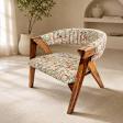 Handcrafted Solid Wood Designer Accent Chair product image