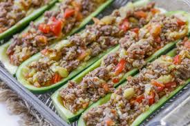 Easy Stuffed Zucchini Boats With Several Recipe Ideas Lil Luna Recipe Zucchini Zucchini Boats Recipes