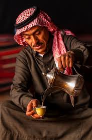 Prima femeie taximetrist din iordania. Bedouin Man Serving Coffee In His Tent Wadi Rum Jordan Arab Culture Jordans Wadi Rum