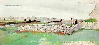 Jacques Burel Ouessant Ouessant Peinture Mer Peinture