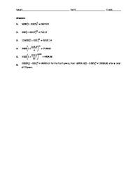 What is exponential growth & decay? Algebra Skill Builder Exponential Growth And Decay Word Problems