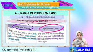 Pasaran domestik dipengaruhi oleh turun naik dalaman, tetapi anda menjadi terdedah kepada ekonomi pasaran asing serta apabila syarikat anda menangani pembekal, barang atau pelanggan asing. Topik 6 4 Malaysia Dan Ekonomi Kadar Pertukaran Asing Jom Tuisyen