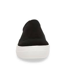 Gills Black Suede Slip On Sneaker Women S Suede Slip On Sneaker Steve Madden