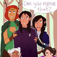 Vax rounds the corner, meeting his friends again after several hours. Last Night Was Wild Wow