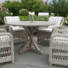Kingsley Bate Brussels 50 Round Dining Table Outdoor Furniture Beach Furniture Elegant Outdoor Furniture