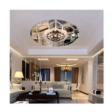 Amazon's choice for ceiling mirrors for bedroom. Diy Mirror Effect Ceiling Lights Decorative Wall Stickers Living Room Restaurant Bedroom Corridor Decorative Wall Decor Art Mural Decal Removable Buy Online In Netherlands At Desertcart Nl Productid 47684720