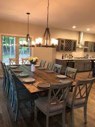 So what can be done to facilitate gate legged dining tables have been around for a long time now, and they still provide a good answer for small homes that lack an area in which to. Large Farmhouse Table Rustic Farm Table Farmhouse Dining Etsy In 2021 Dining Table Rustic Large Farmhouse Table Farmhouse Dining Room Table