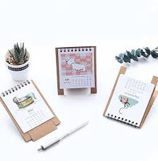 1 Pcs 2018 Lovely Cute Little Fresh Cartoon Animals Series Flamingo Mini Table Calendars Desk Calendar Office2017 9 2018 12 Table Calendar Diy Calendar Table Calendar Design