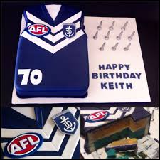 Fremantle Dockers Cake Happy 70 Birthday Kids Birthday 70th Birthday