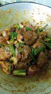 Daging dan hati masak lada hitam via www.cikwankitchen.com. Hati Pedal Ayam Goreng Kari Pedas Meletop