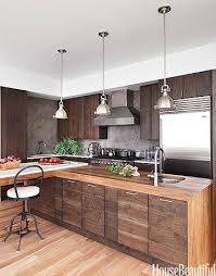 modern wood kitchen walnut kitchen