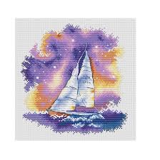 The pattern has been shown stitched on 28 count evenweave. Boat Cross Stitch Pattern Pdf Instant Download Sea Cross Stitch Ocean Cross Stitch Sail Cross Stitch Watercolor Cross Stitch Sailboat Cros Kanavice Deniz Feneri
