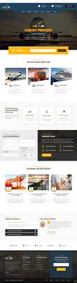 Unload Cargo Shipping Warehouse Transport Html5 Responsive Website Template Diy Website Design Webpage Design Web Design Trends