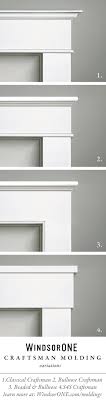 Classical Craftsman Moldings 20th Century Style Windsorone Moldings And Trim House Trim Craftsman Door